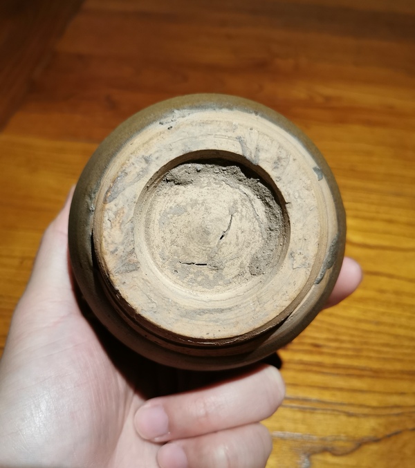 古玩陶瓷元明茶葉末釉小撇口瓶拍賣,當前價格700元
