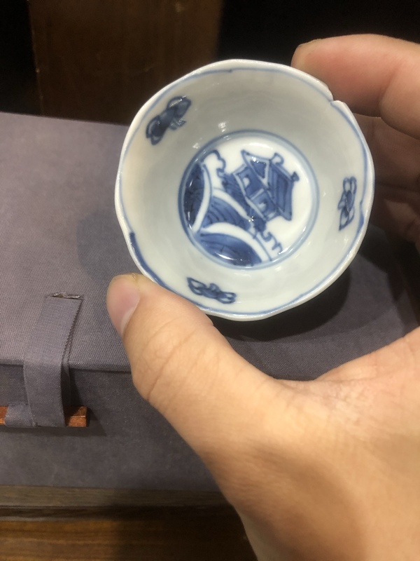 古玩陶瓷(精品主人杯)清-康熙-海屋添籌-松鼠葡萄紋-主人杯一對拍賣,當前價格1380元