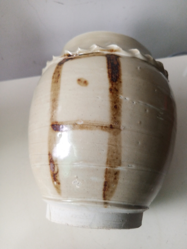 古玩陶瓷青白釉褐彩蓋罐拍賣,當(dāng)前價(jià)格4900元