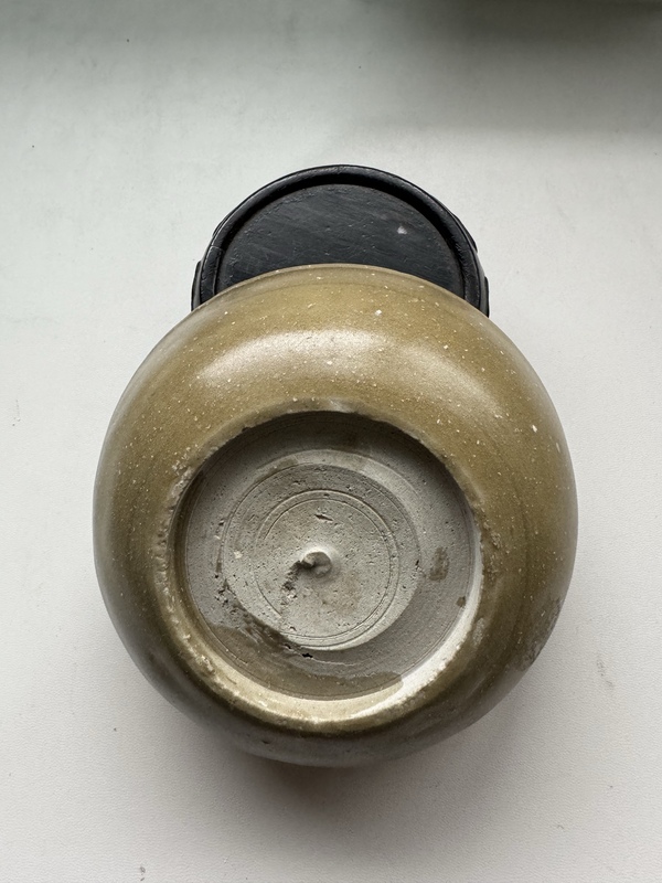 古玩陶瓷明早·茶葉末釉臥足洗拍賣,當前價格2600元
