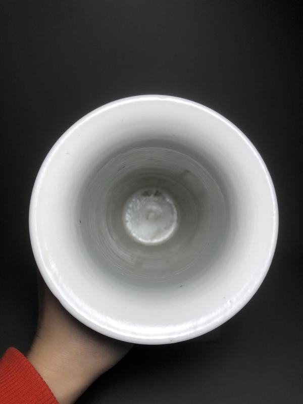 古玩陶瓷晚清,青花瓜瓞綿綿紋箭筒拍賣,當前價格6000元