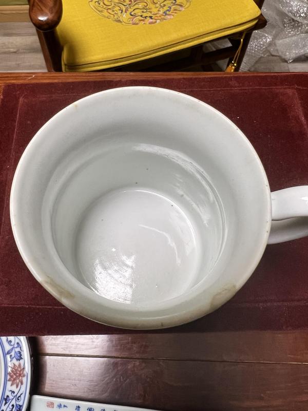 古玩陶瓷鄧肖禹粉彩花鳥紋馬克杯拍賣,當前價格6800元