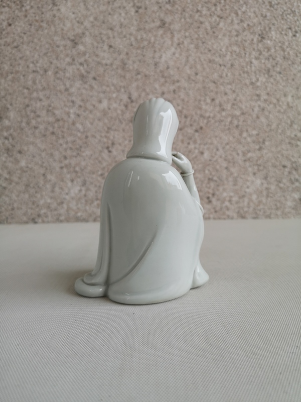 古玩陶瓷德化白瓷觀音菩薩造像拍賣,當(dāng)前價(jià)格456元