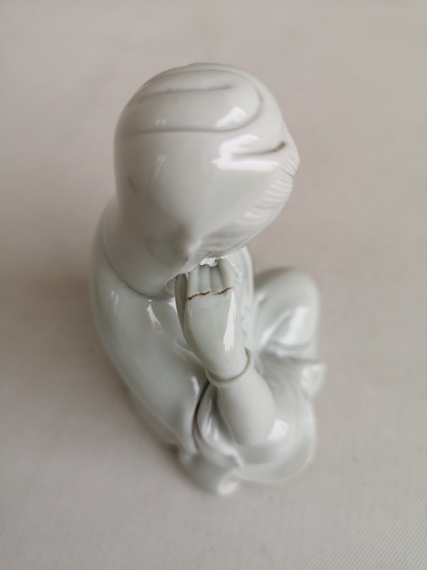 古玩陶瓷德化白瓷觀音菩薩造像拍賣,當(dāng)前價(jià)格456元