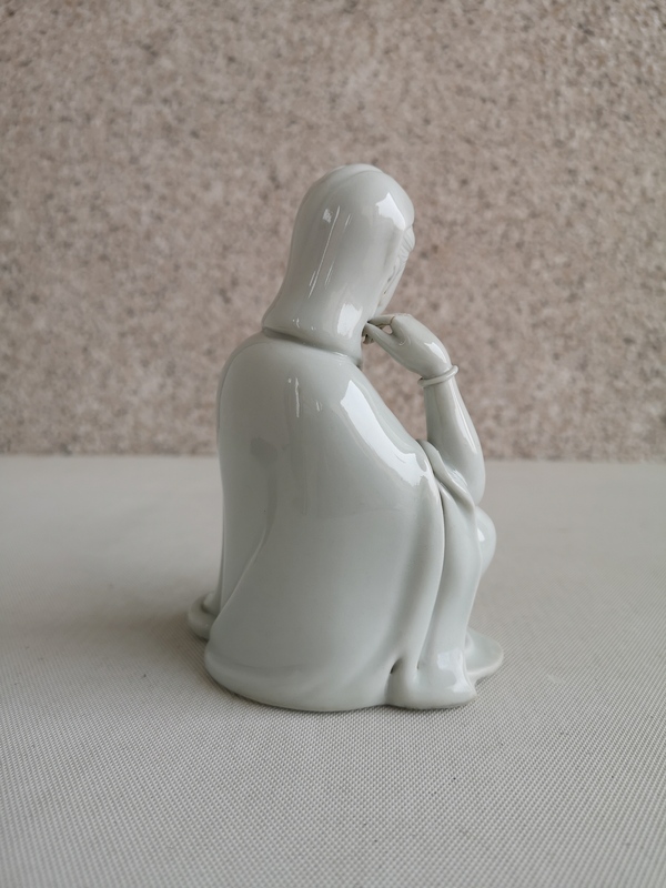 古玩陶瓷德化白瓷觀音菩薩造像拍賣,當(dāng)前價(jià)格456元