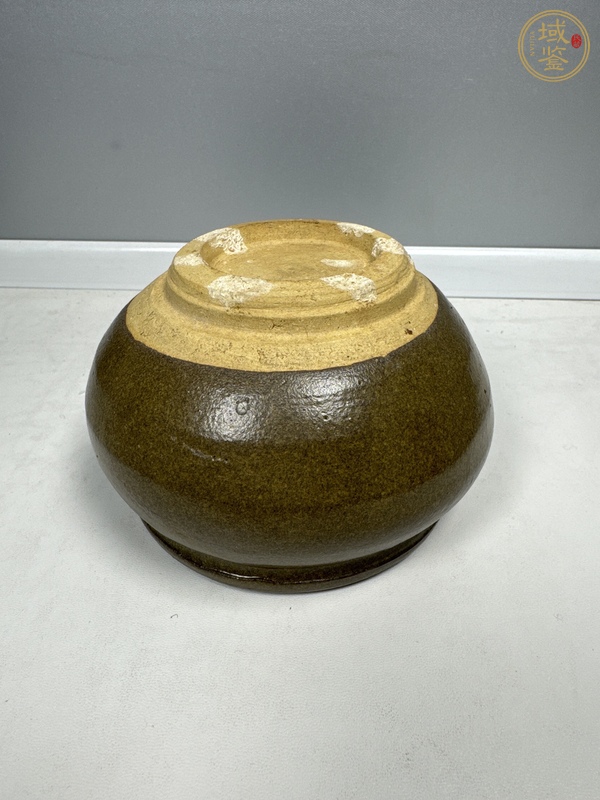 古玩陶瓷茶葉末釉茶入真品鑒賞圖