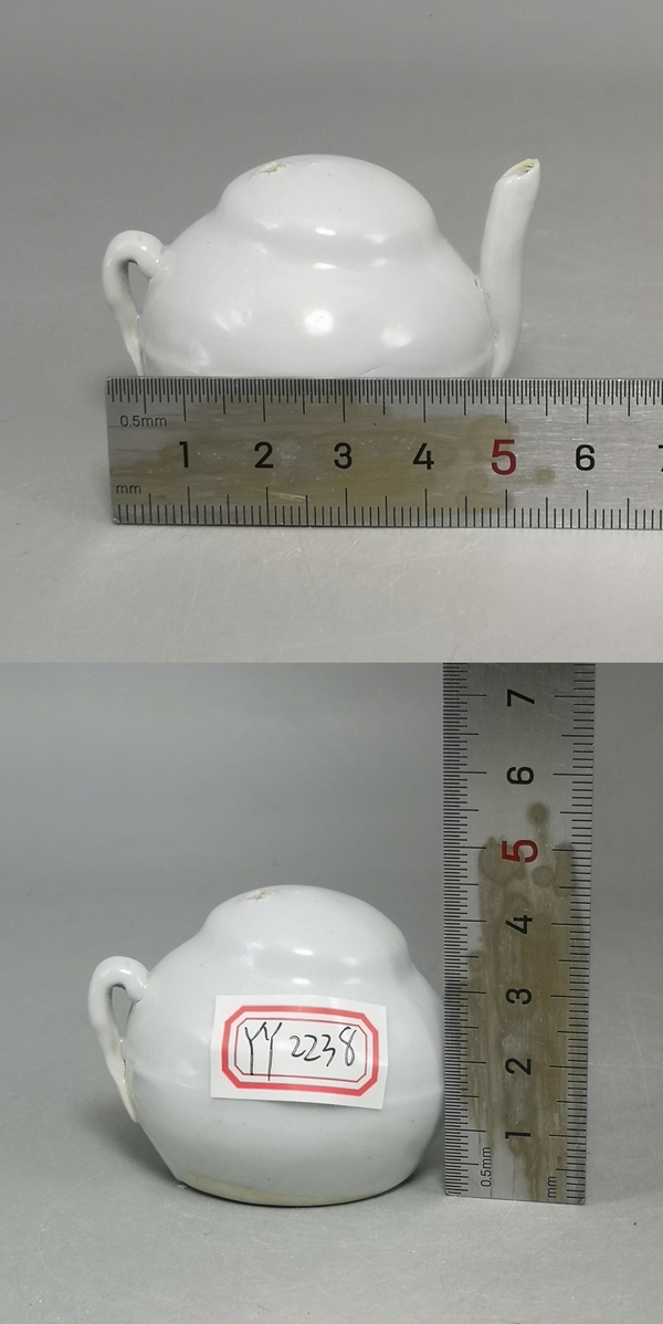 古玩陶瓷晚清白釉小水注水滴 文房用品拍賣,當前價格188元