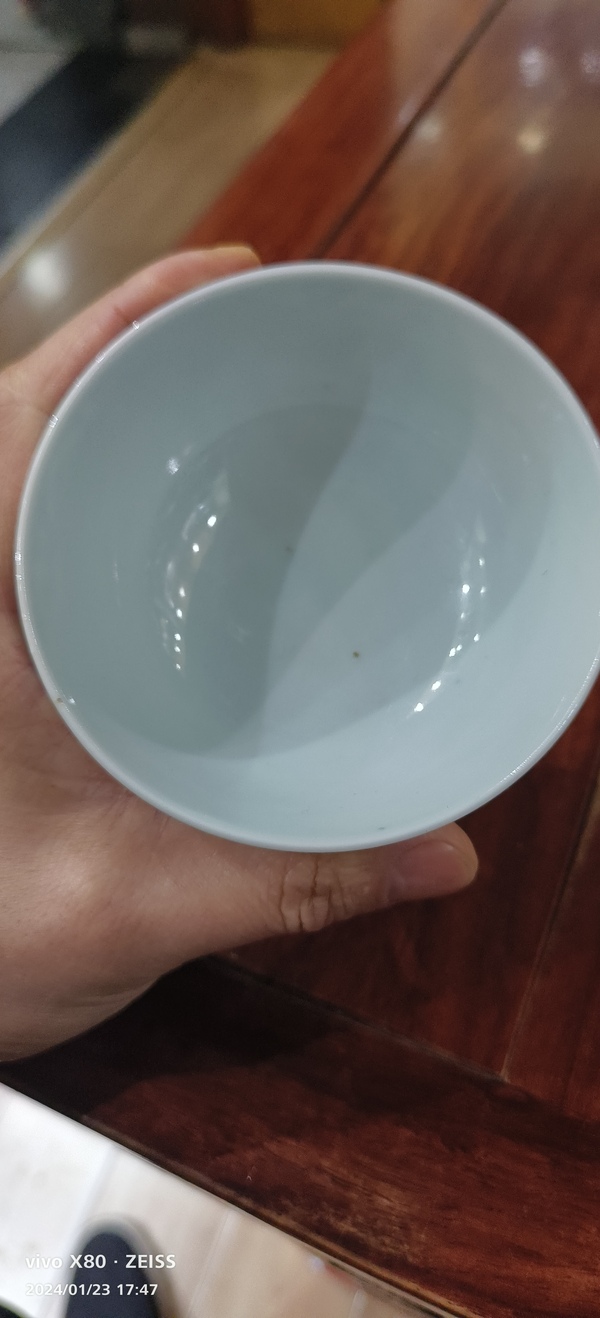 古玩陶瓷青花留白雙龍戲珠紋高足杯拍賣,當前價格8888元
