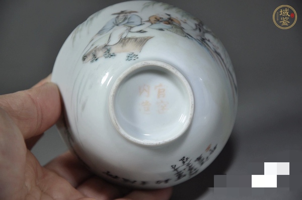 古玩陶瓷粉彩杯真品鑒賞圖