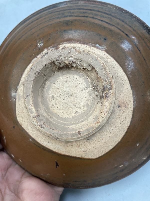 古玩陶瓷紅耀州窯盤拍賣,當前價格4600元