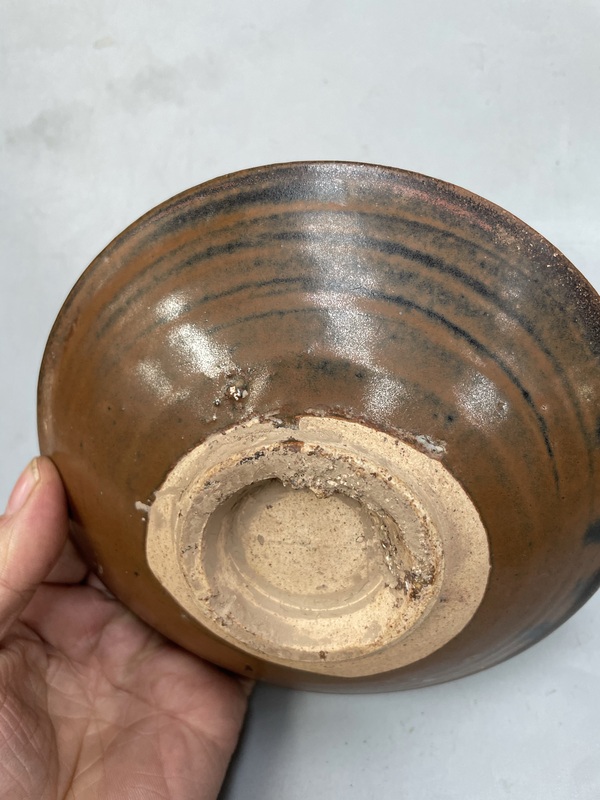 古玩陶瓷紅耀州窯盤拍賣,當前價格4600元