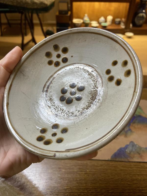 古玩陶瓷磁州窯點褐彩碗拍賣,當前價格1600元