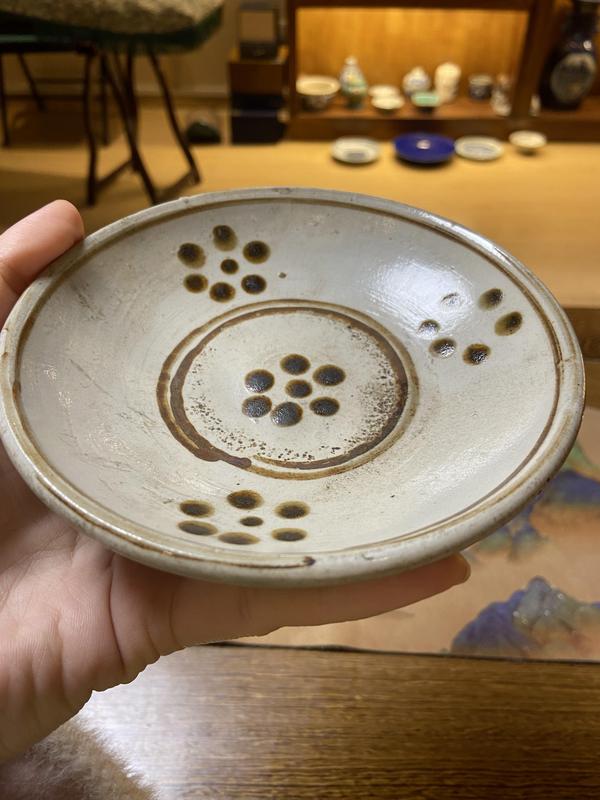 古玩陶瓷磁州窯點褐彩碗拍賣,當前價格1600元