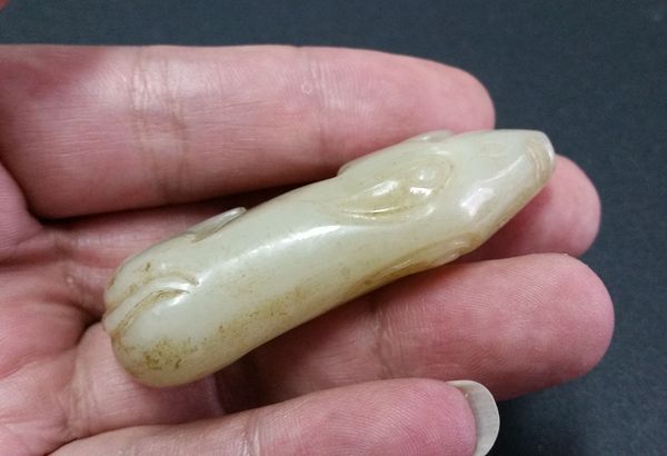 古玩玉器和田玉雕“臥豬”把件拍賣,當(dāng)前價格480元