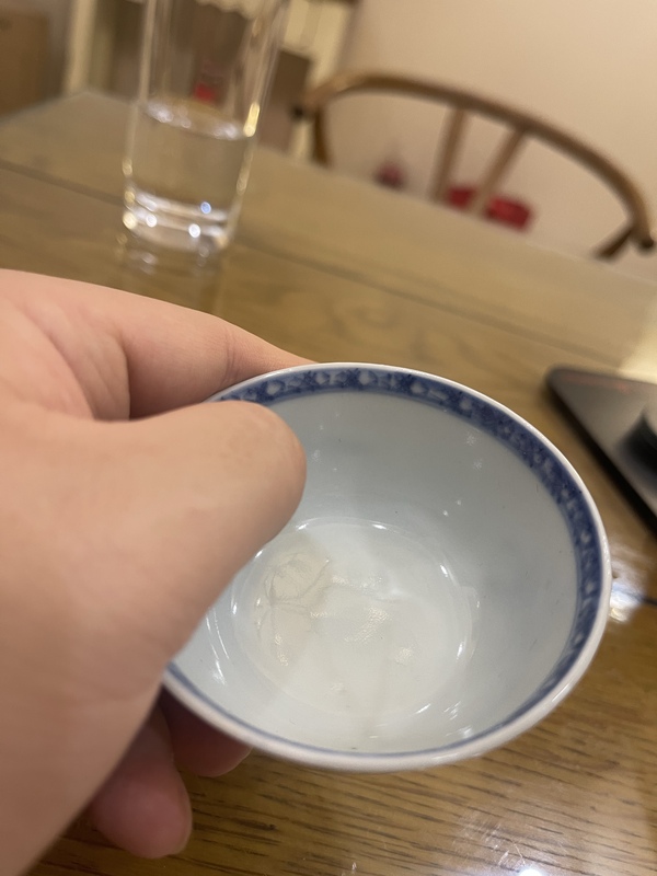 古玩陶瓷青花山水杯拍賣，當前價格9000元