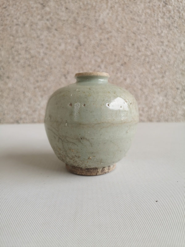 古玩陶瓷青釉蘋果尊拍賣,當前價格789元