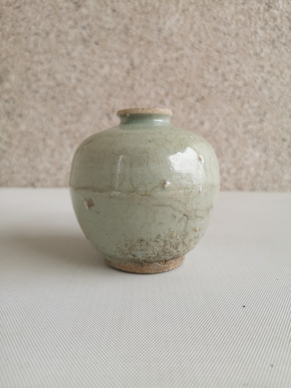 古玩陶瓷青釉蘋果尊拍賣,當前價格789元