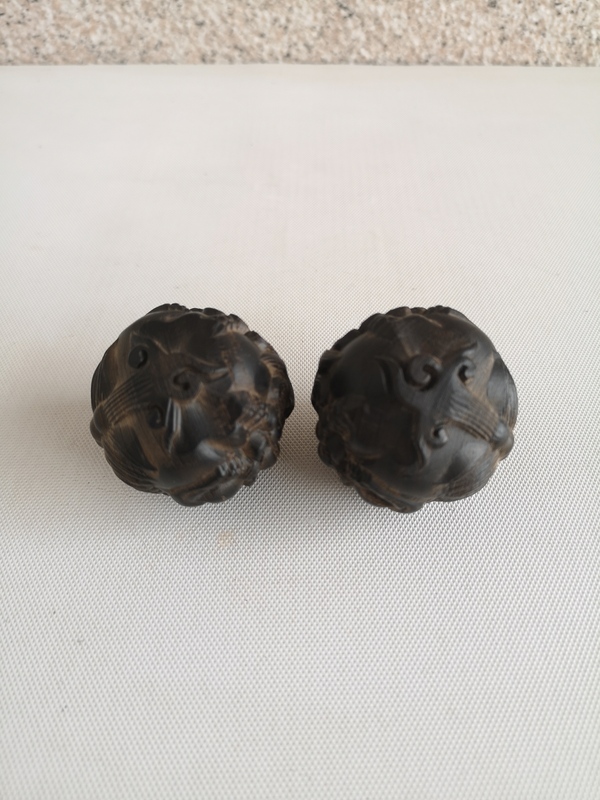 古玩雜項龍紋手球拍賣,當前價格450元