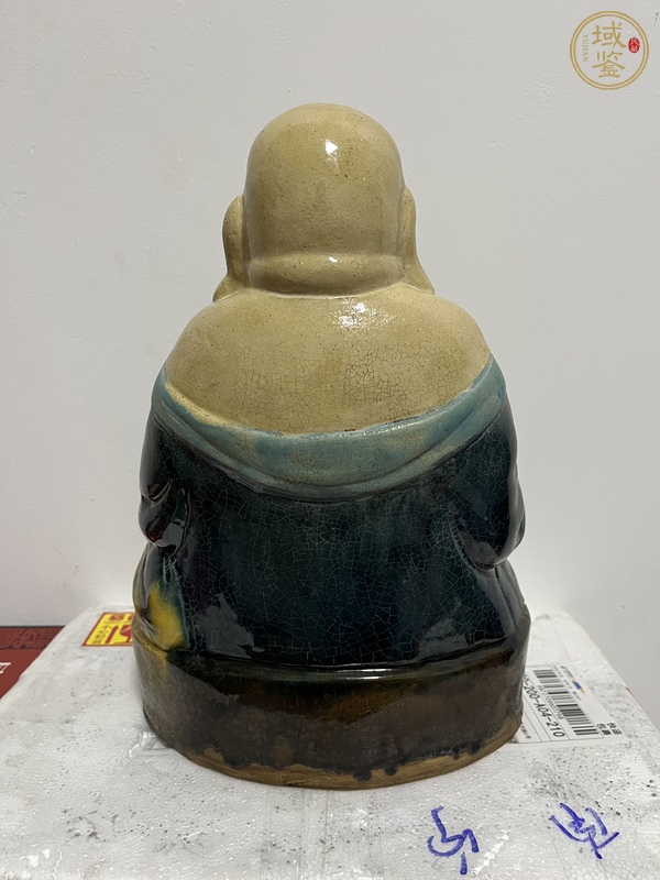 古玩陶瓷彌勒佛塑像真品鑒賞圖