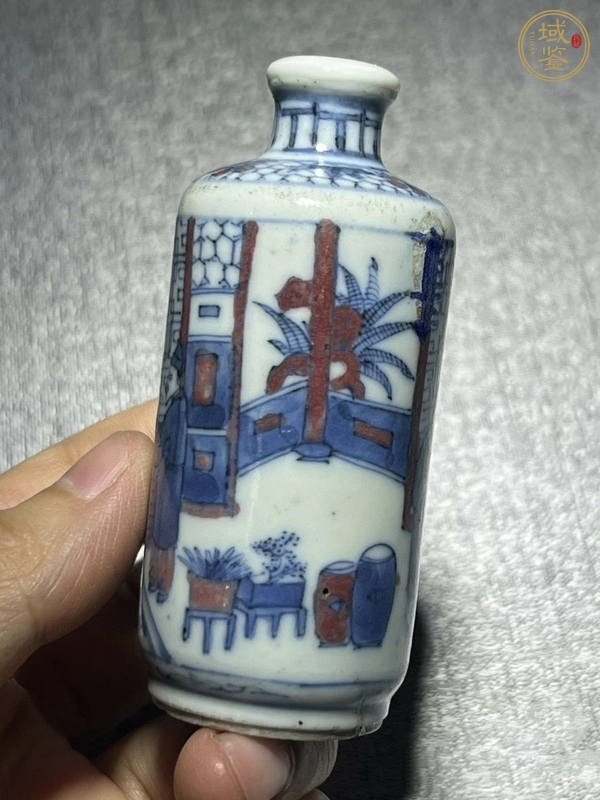 古玩陶瓷鼻煙壺真品鑒賞圖