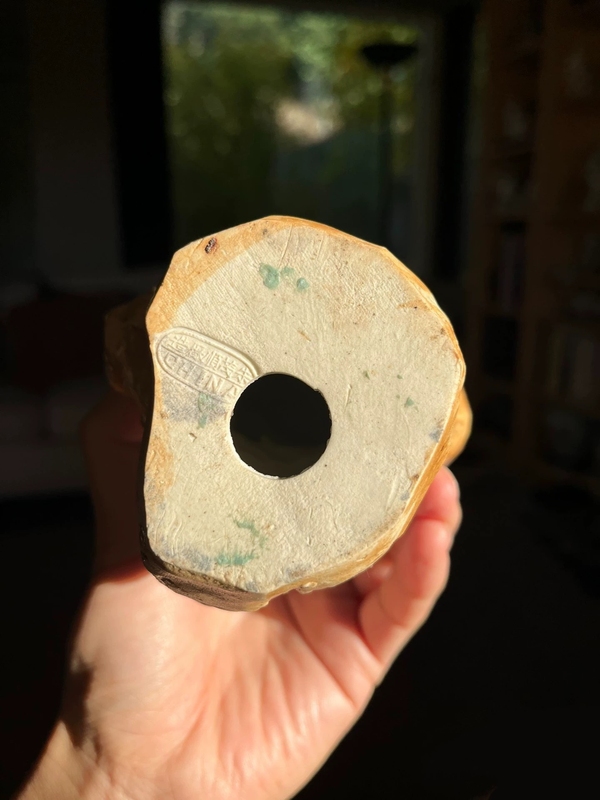 古玩陶瓷民國帶款曹國舅人物名家塑像精品拍賣,當前價格1880元