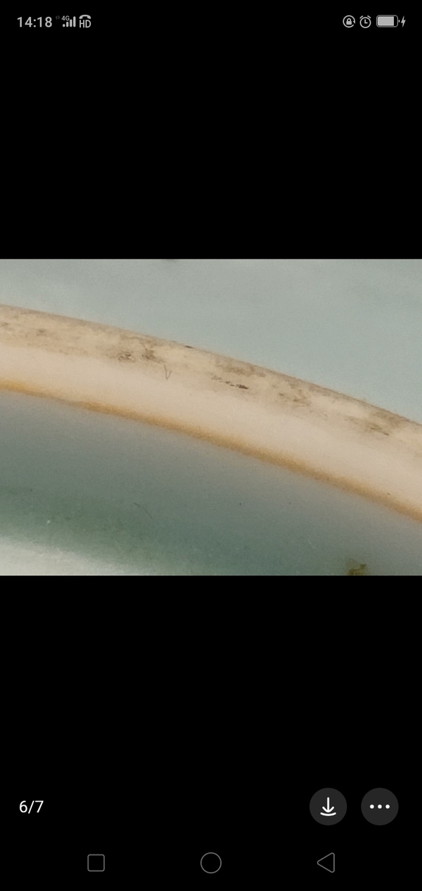 古玩陶瓷豆青釉花卉紋盤拍賣,當(dāng)前價格685元