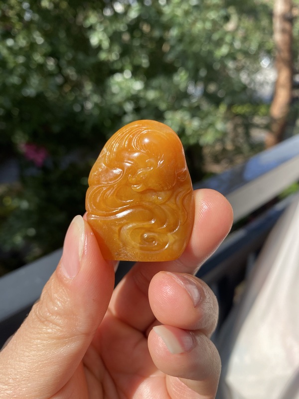 古玩雜項(xiàng)壽山田黃石拍賣(mài),當(dāng)前價(jià)格1200元