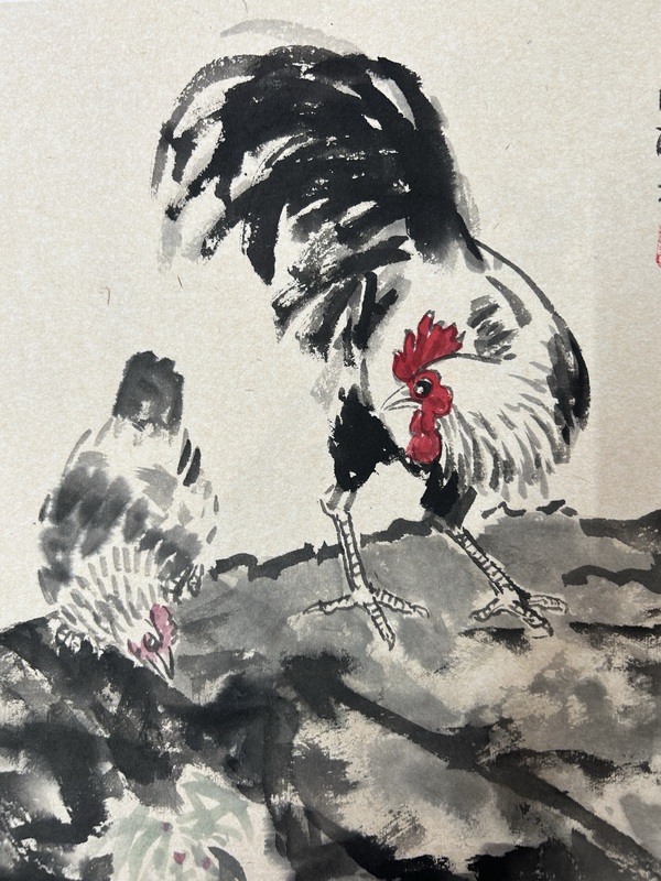 古玩字畫傳湘茗《大吉圖》拍賣,當前價格358元