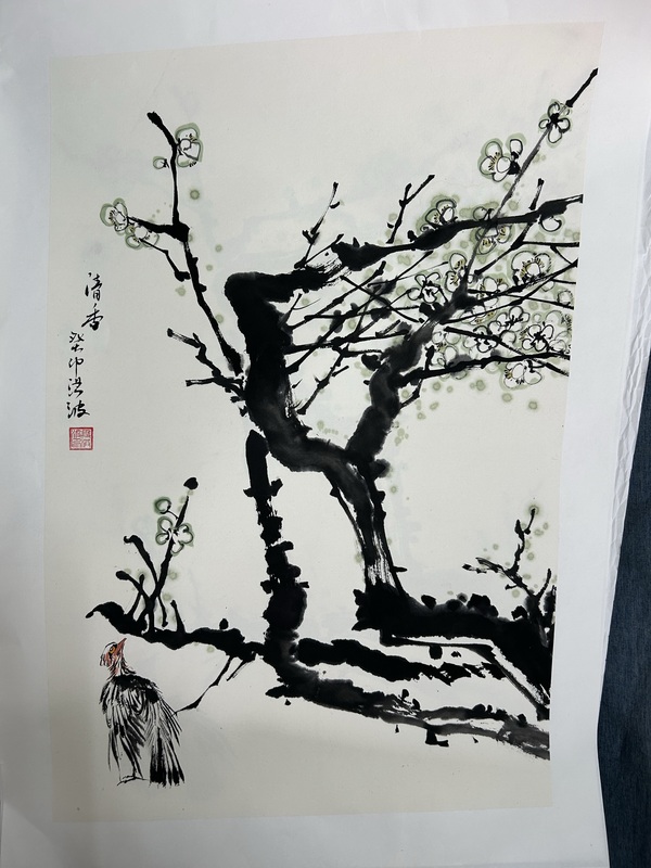 古玩字畫段洪波《花鳥》拍賣,當前價格358元