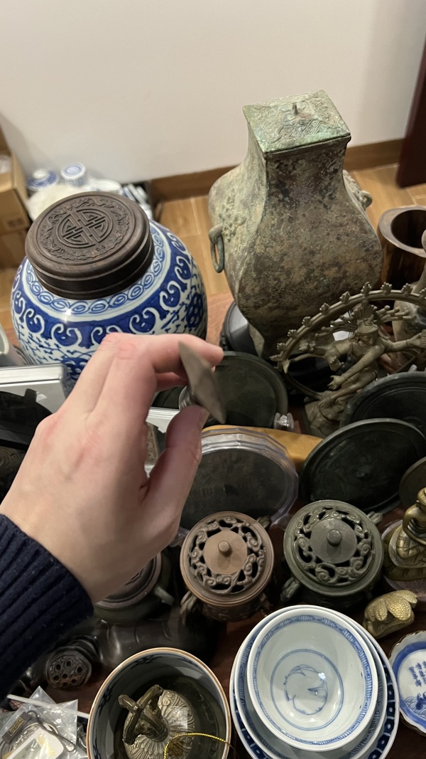古玩雜項清代槍頭拍賣,當前價格299元