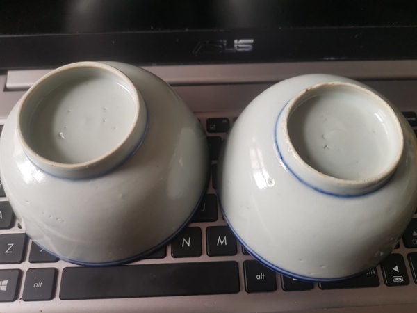 古玩陶瓷青花線條紋茶碗拍賣(mài),當(dāng)前價(jià)格999元