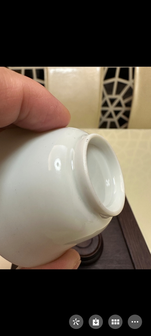 古玩陶瓷白釉杯拍賣,當前價格1980元