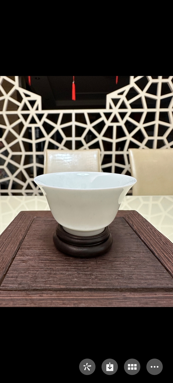 古玩陶瓷白釉杯拍賣,當前價格1980元