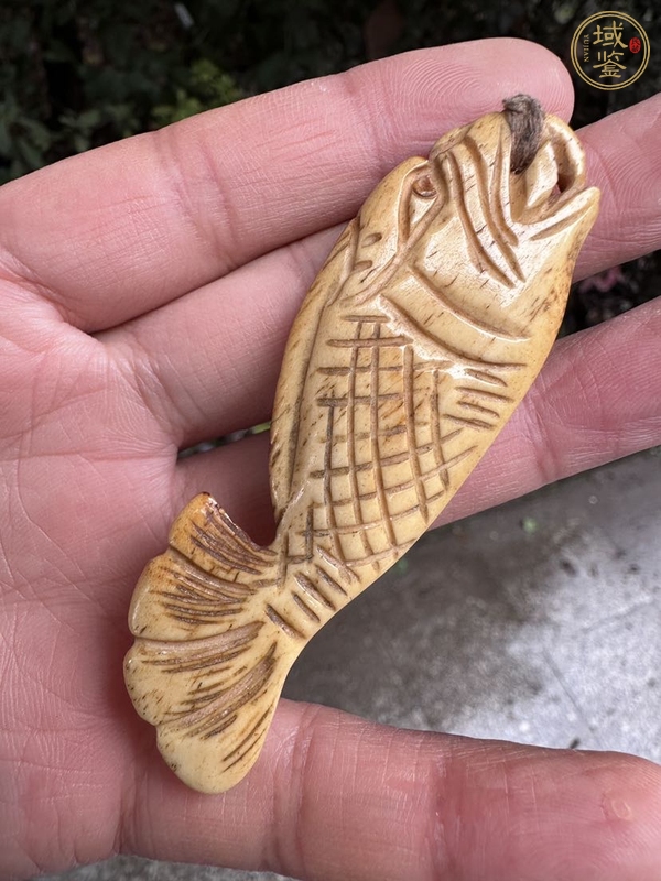 古玩雜項(xiàng)魚化龍吊墜真品鑒賞圖