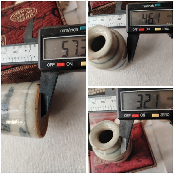 古玩陶瓷清山水紋青花水盂拍賣,當前價格188元
