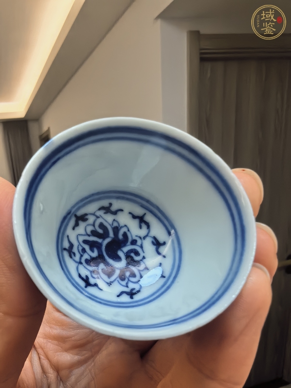 古玩陶瓷青花杯真品鑒賞圖