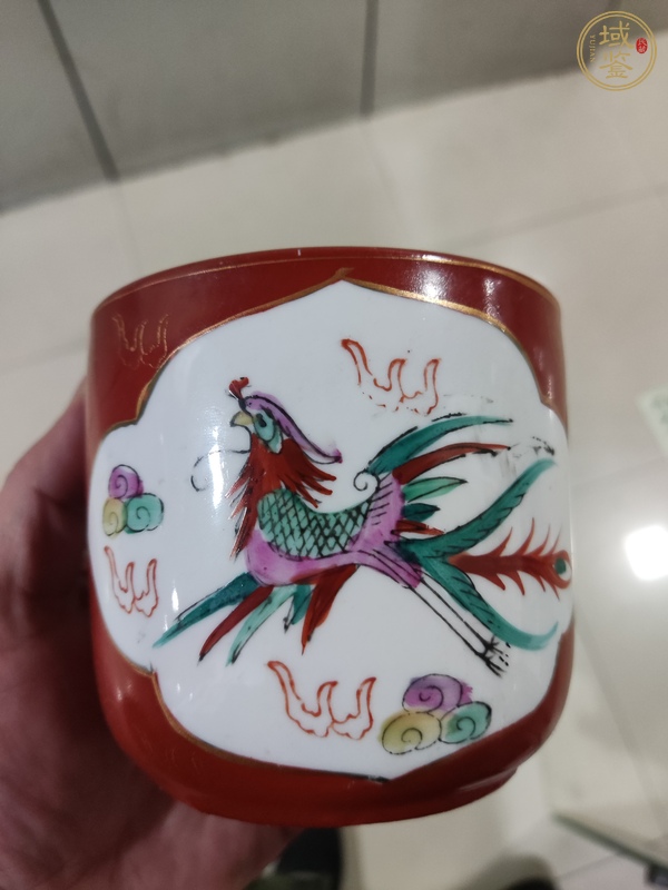 古玩陶瓷龍鳳紋香爐真品鑒賞圖