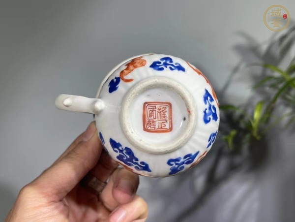 古玩陶瓷洪福齊天執(zhí)杯真品鑒賞圖