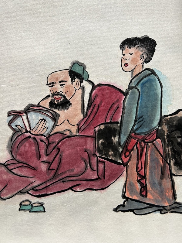 古玩字畫范智新《人物》拍賣,當前價格358元