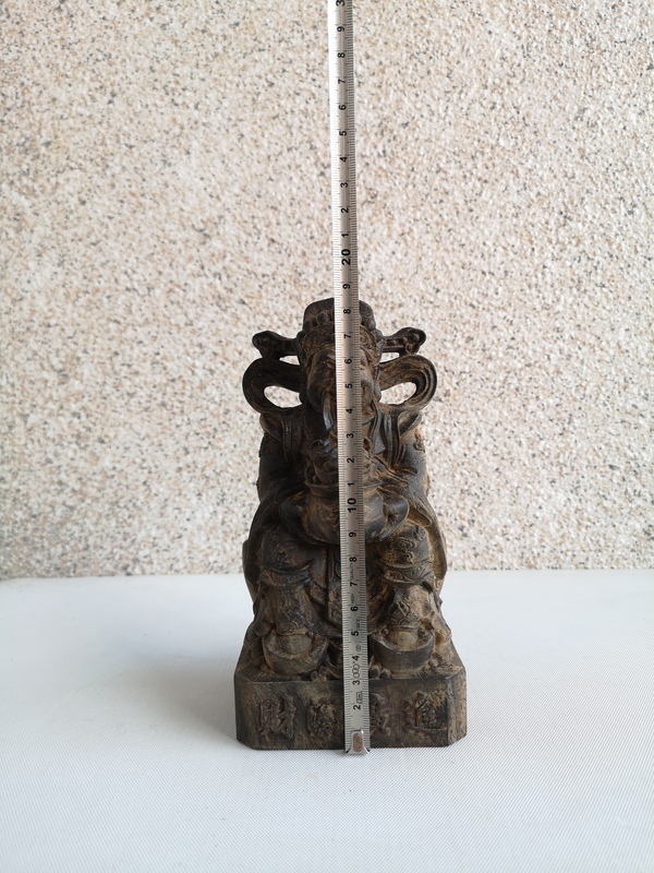 古玩雜項沉香財神拍賣,當前價格1234元