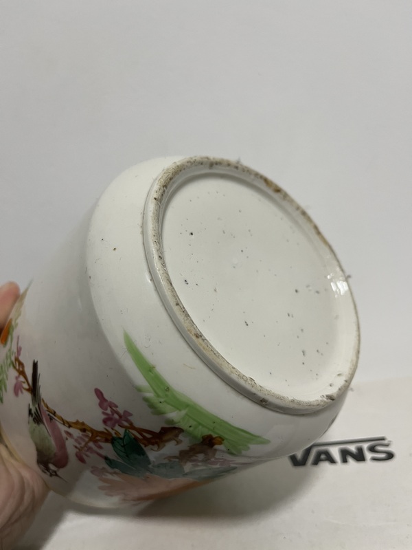 古玩陶瓷民國粉彩花鳥紋香爐拍賣,當前價格1200元