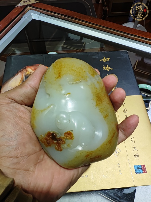 古玩玉器白玉雕把件真品鑒賞圖