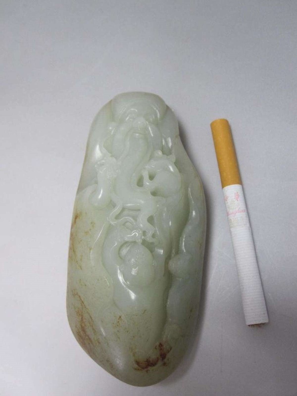 古玩玉器和田玉壽星拍賣,當(dāng)前價格8988元