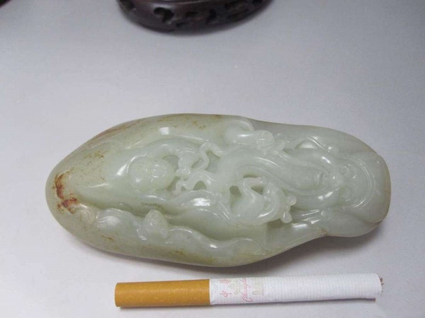 古玩玉器和田玉壽星拍賣,當(dāng)前價格8988元