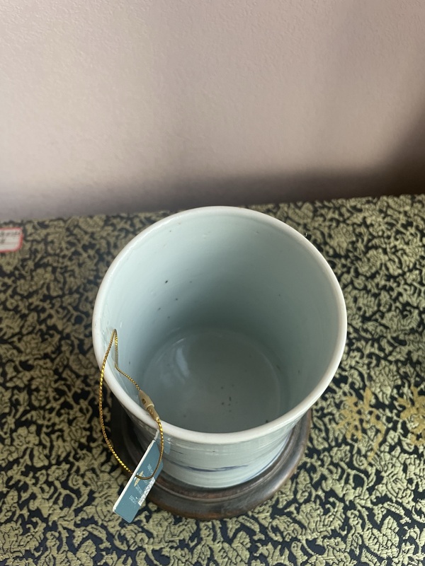 古玩陶瓷山水紋青花筆筒拍賣,當前價格25000元