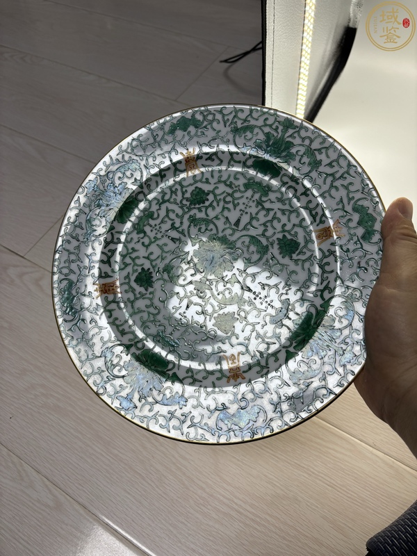 古玩陶瓷粉彩福壽紋折沿盤拍賣,當(dāng)前價(jià)格1685元