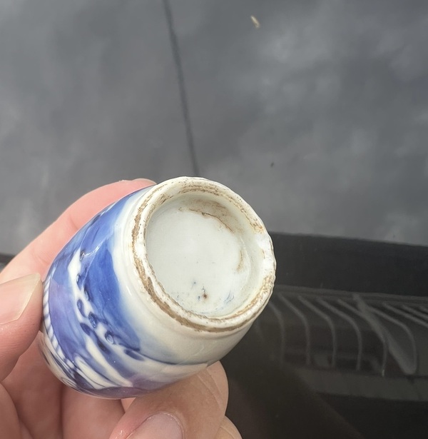 古玩陶瓷青花人物故事紋鼻煙壺拍賣,當前價格2800元