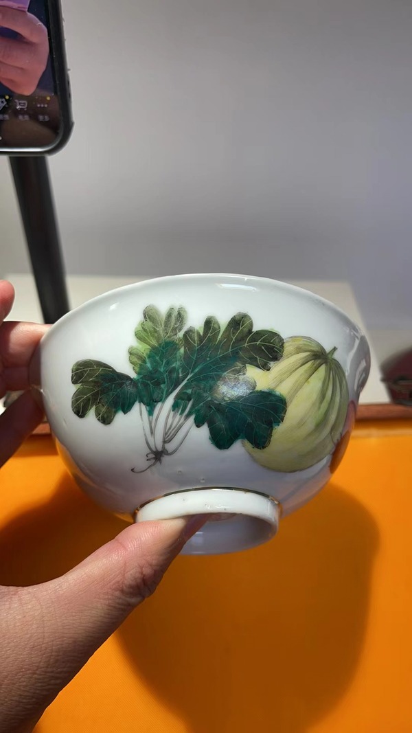 古玩陶瓷名家余正清粉彩清白傳家圖茶碗拍賣,當前價格2200元