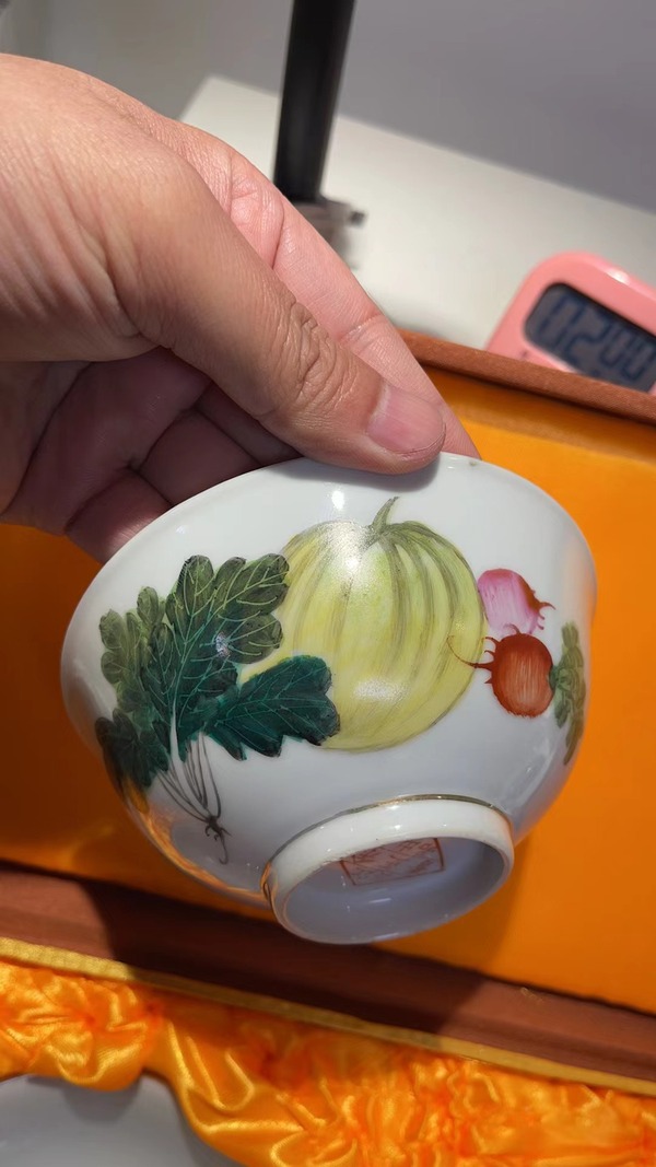古玩陶瓷名家余正清粉彩清白傳家圖茶碗拍賣,當前價格2200元