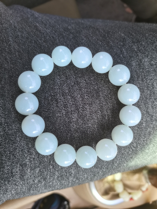 古玩玉器天然翡翠A貨手串拍賣,當前價格3300元
